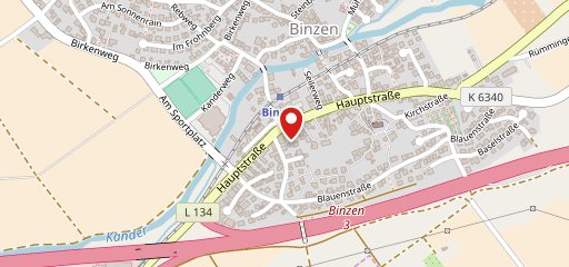 Schwanen Binzen sur la carte