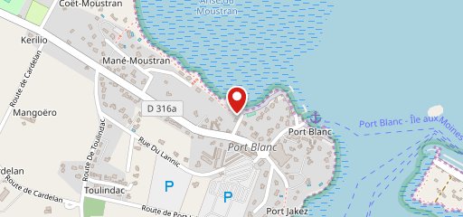 L'Huitrière Du Port Blanc sur la carte