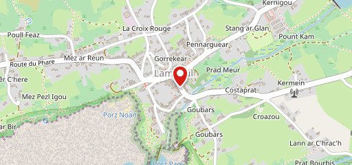 Boulangerie sur la carte