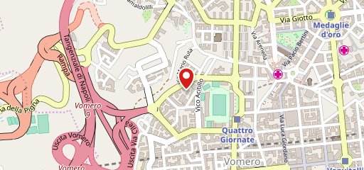 Trattoria Scugnizzi Vomero sulla mappa