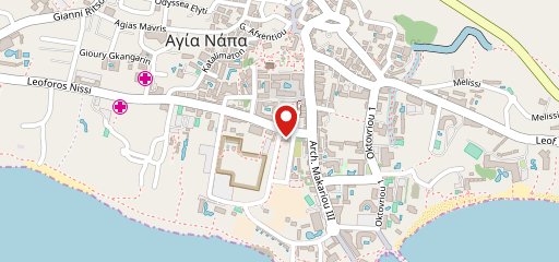 Seasons Venue Ayia Napa sur la carte