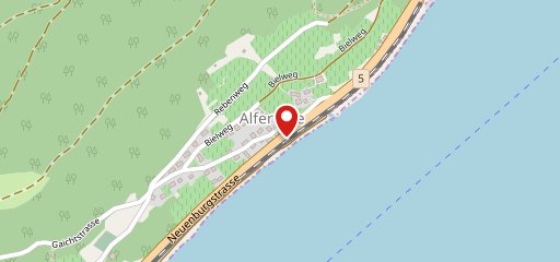 See-Café Alfermee sur la carte