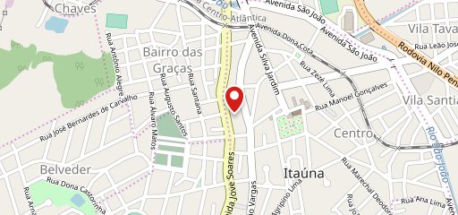 Peg Pizza Itaúna no mapa