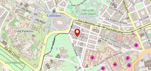 La Casa di Lucullo - Colosseo sur la carte