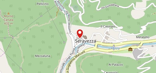 Seravezza Lucca sulla mappa