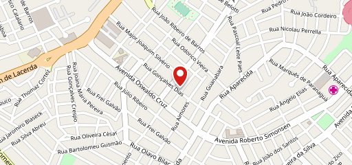 Sérginho's Pizzaria no mapa