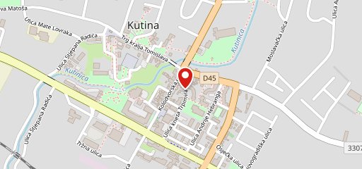 Bistro "Servus" Kutina sur la carte