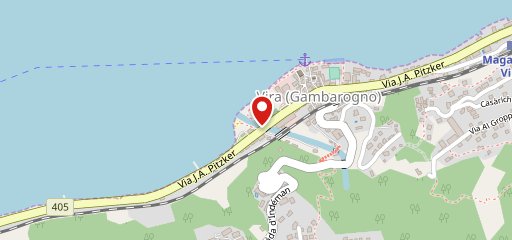 Lido Vira Gambarogno, Shaka Beach sulla mappa