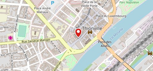 Le Shalimar Thionville sur la carte