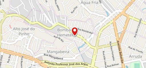 Shalom comida caseira no mapa