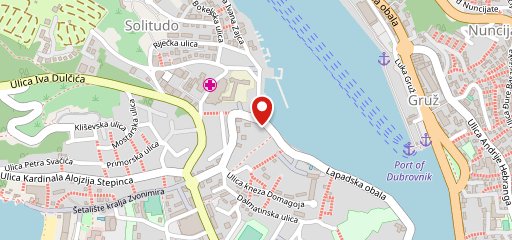 Shelby bar Dubrovnik sulla mappa