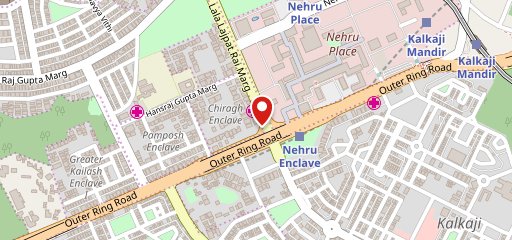 Shervani Nehru Place on map