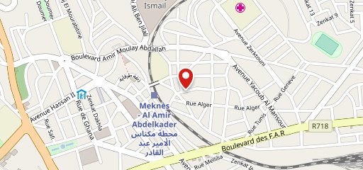 Ocafe Restaurant Meknes sur la carte