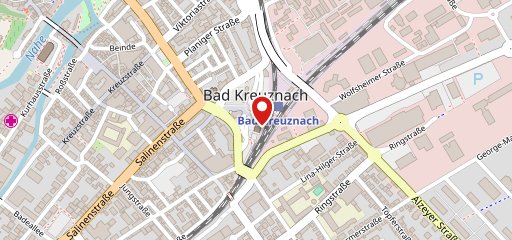 Ditsch Bad Kreuznach Bahnhof sur la carte