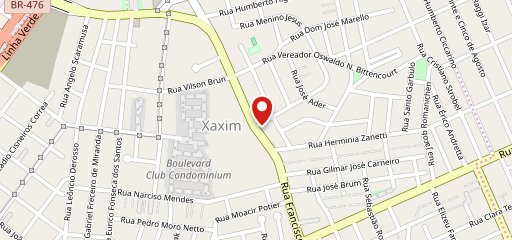 Shumaker Burger Xaxim no mapa