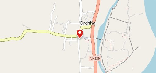 Siayaram cafe orchha on map