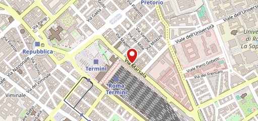 Sicily foodrink Rome termini sulla mappa