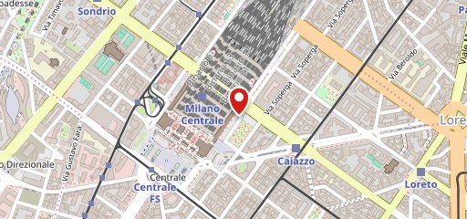 Sicilia's Milano Centrale sulla mappa