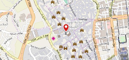 Café Sidi Ben Arous sur la carte