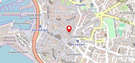 Signor Kiwi Genova sulla mappa