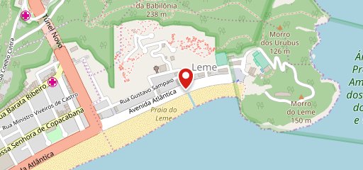 Otaviano Restaurante - Leme no mapa