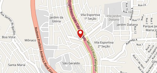 Siri Bar no mapa