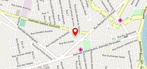 Siri Cascudo pizzaria e lanchonete no mapa