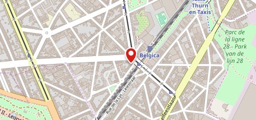 Snack Belgica sur la carte