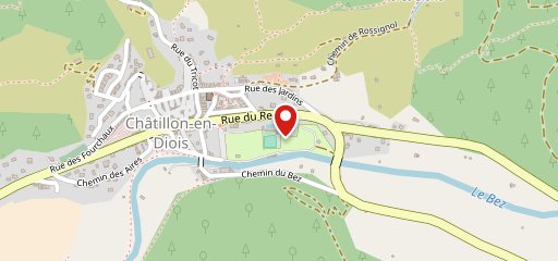 Snack de la piscine Chatillon en diois sur la carte