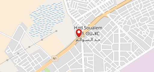 Snack dokala had soualemسناك دكالة حد السوالم sur la carte