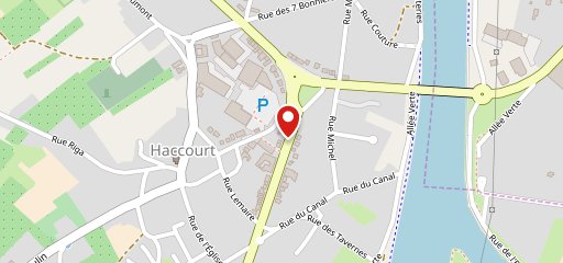 Friterie "Snack du rond point" sur la carte