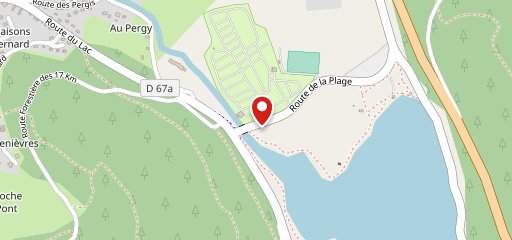 Snack indépendant du Domaine de Longemer sur la carte