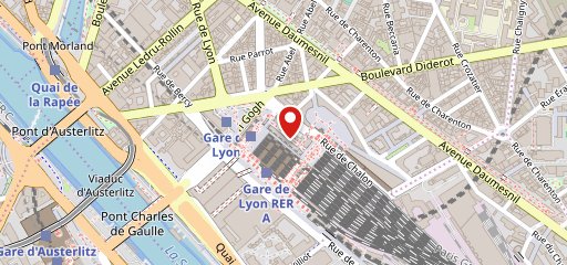 Salon SNCF Grand Voyageur Paris Gare de Lyon, Paris - Menu du