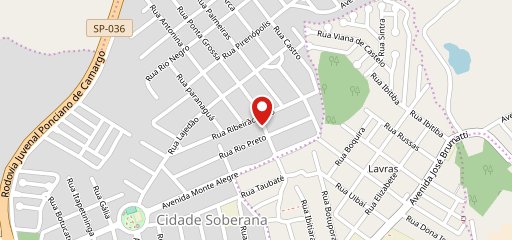 Soberana Padaria no mapa