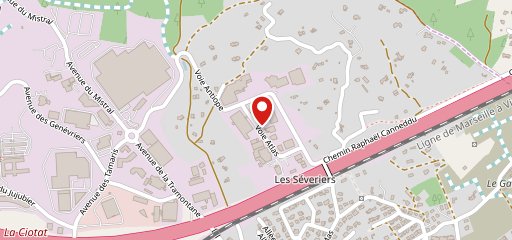 Elior Cuisine centrale sur la carte