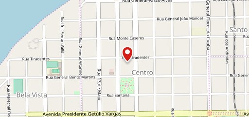 Sorveteria Bindi no mapa