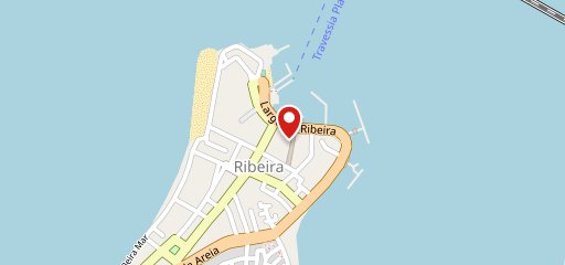 Sorveteria da Ribeira no mapa