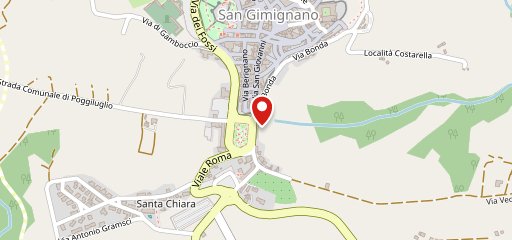 Ristorante Sosta sulla Francigena San gimignano sulla mappa