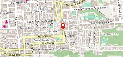 Spazio Pirandello no mapa