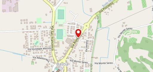 Spazio pizza sulla mappa