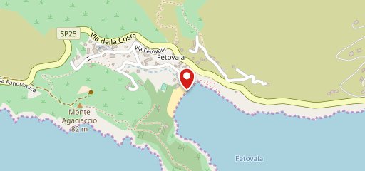 Spiaggia di Fetovaia sulla mappa