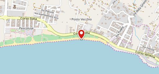 Spiaggia di posto vecchio sulla mappa