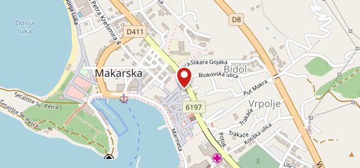 Špina Bar Makarska Page sulla mappa