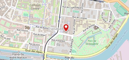 S Plats Esplanade sur la carte