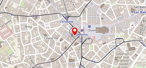 Spùn Tiramisù Duomo sulla mappa