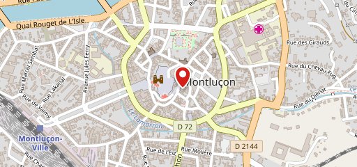 Pizzeria La Squadra Montluçon sur la carte