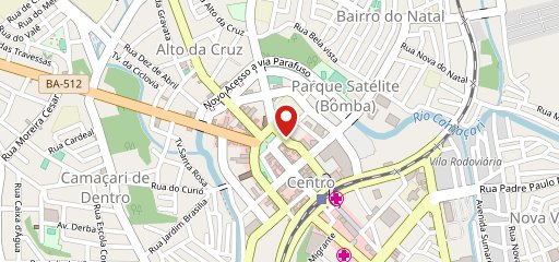 Sr Banana açai Camaçari CENTRO no mapa