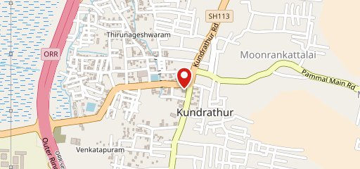 Madurai Sri Muniyandi Vilas on map