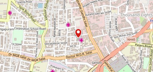 Sri Mathura Chat and Lassi on map