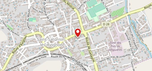 St sat pizza sur la carte